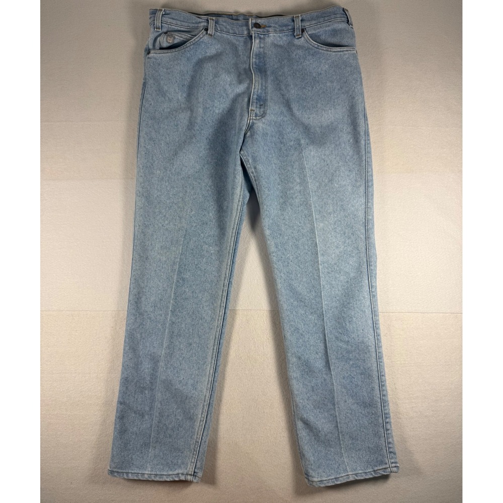 Vintage Levis Silver Medal Jeans Mens 37x30 Light Wash Straight Leg Denim Blue